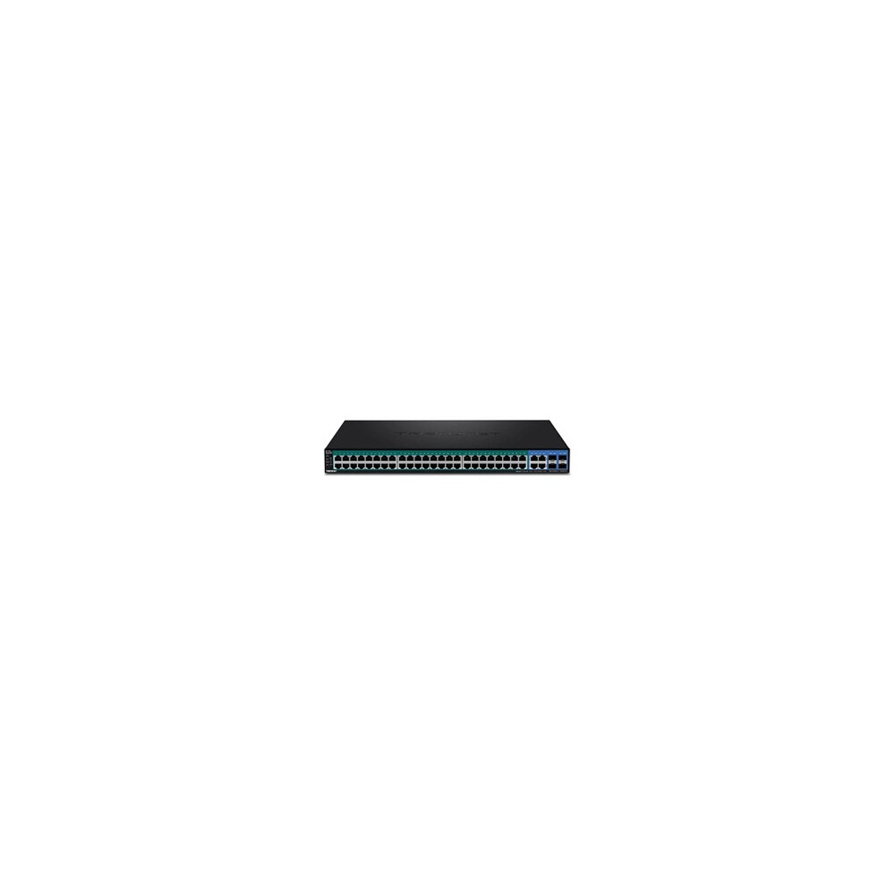 TPE 5240WS - Commutateur - intelligent - 48 x 10/100/1000 (PoE+) + 4 x SFP Gigabit combiné - de bureau, Montable sur rack - PoE+