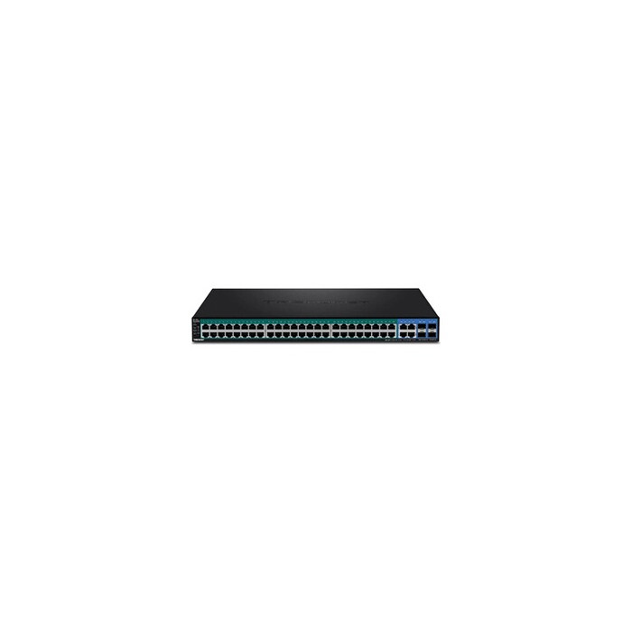 TPE 5240WS - Commutateur - intelligent - 48 x 10/100/1000 (PoE+) + 4 x SFP Gigabit combiné - de bureau, Montable sur rack - PoE+