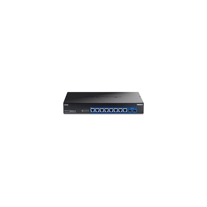 TEG-S7102 - Version v1.0R - commutateur - non géré - 8 x 1000/2.5G/10GBase-T + 2 x 10 Gigabit SFP+ - Montable sur rack - Conform