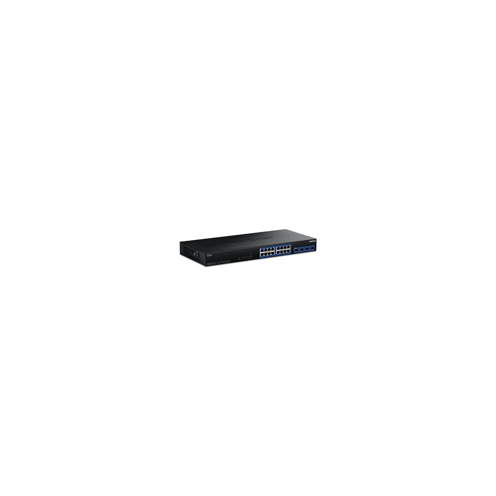 TEG-S50204 - Version V1.xR - commutateur - non géré - 16 x 10/100/1000/2.5G + 4 x 1 Gigabit / 10 Gigabit SFP+ - Montable sur rac