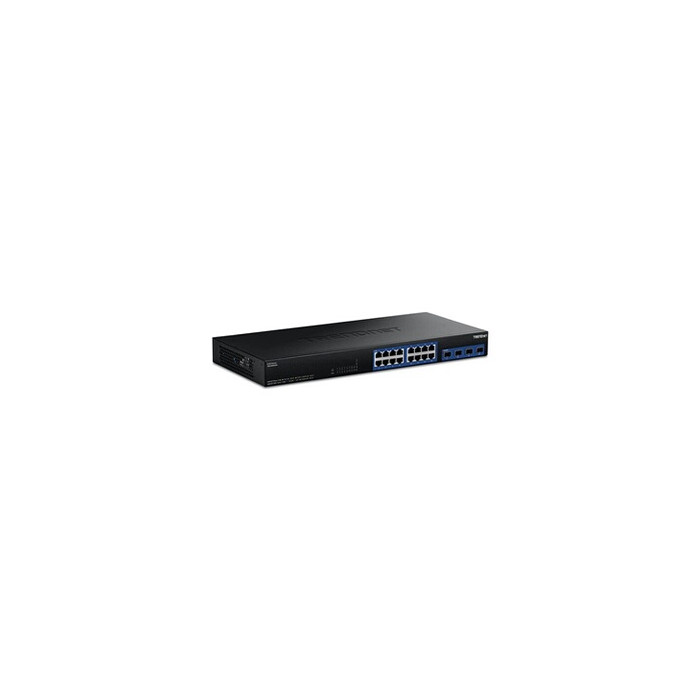 TEG-S50204 - Version V1.xR - commutateur - non géré - 16 x 10/100/1000/2.5G + 4 x 1 Gigabit / 10 Gigabit SFP+ - Montable sur rac