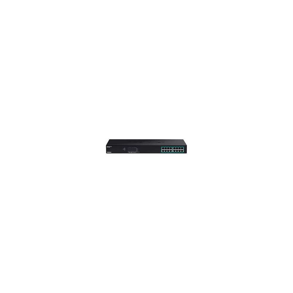 TPE TG160G - Commutateur - 16 x 10/100/1000 (PoE+) - Montable sur rack - PoE+ (246 W) - Conformité TAA