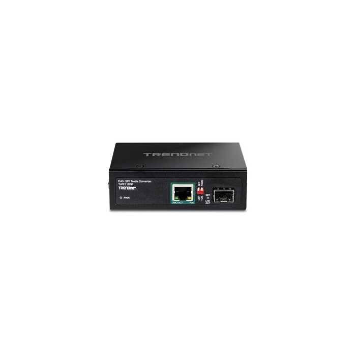 TI-PF11SFP - Convertisseur de média à fibre optique - 1GbE - 10Base-T, 100Base-TX, 1000Base-T - RJ-45 / SFP (mini-GBIC) - jusqu'