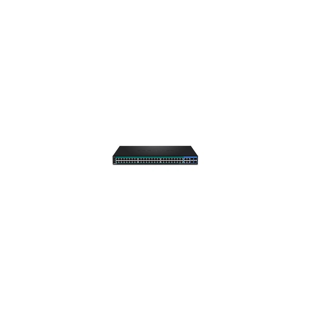 TPE 5048WS - Commutateur - intelligent - 48 x 10/100/1000 (PoE+) + 4 x SFP Gigabit combiné - de bureau, Montable sur rack - PoE+