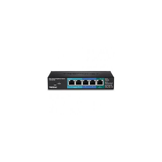 TPE P521ES - Commutateur - intelligent - 1 x 10/100/1000 (PoE+ input) + 2 x 10/100/1000 (PoE) + 2 x 10/100/1000 - de bureau - Po