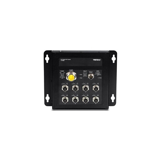 TI-TPG80 - Commutateur - non géré - 8 x 100/1000/10000 + 1 x SFP Gigabit partagé + 1 x SFP - fixation murale - Tension CC - Conf