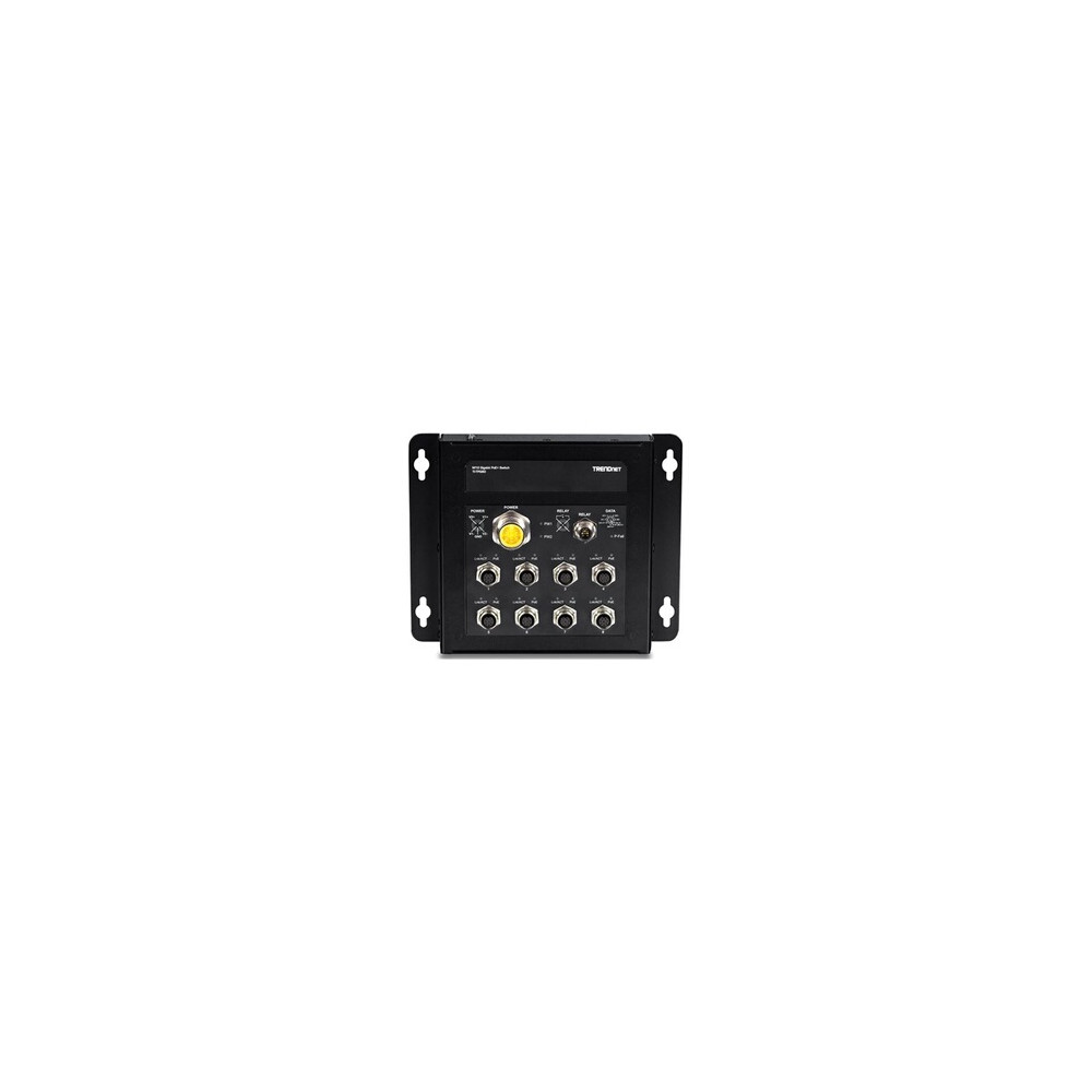 TI-TPG80 - Commutateur - non géré - 8 x 100/1000/10000 + 1 x SFP Gigabit partagé + 1 x SFP - fixation murale - Tension CC - Conf