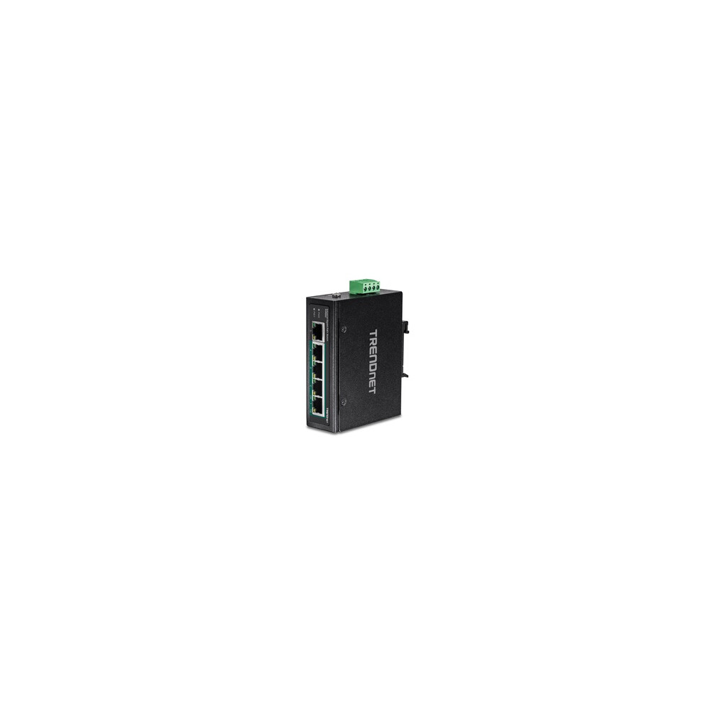 TI-PG50F - Industrial - commutateur - non géré - 5 x 10/100/1000 (PoE+) - Montage sur rail DIN, fixation murale - PoE+ (120 W) -