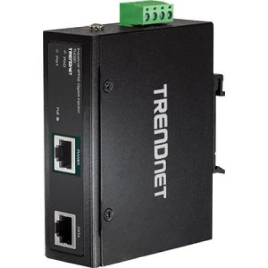 Injecteur PoE - TRENDNET - Hardened Ind. 90W - Noir - Gigabit Ethernet - 4 Ports