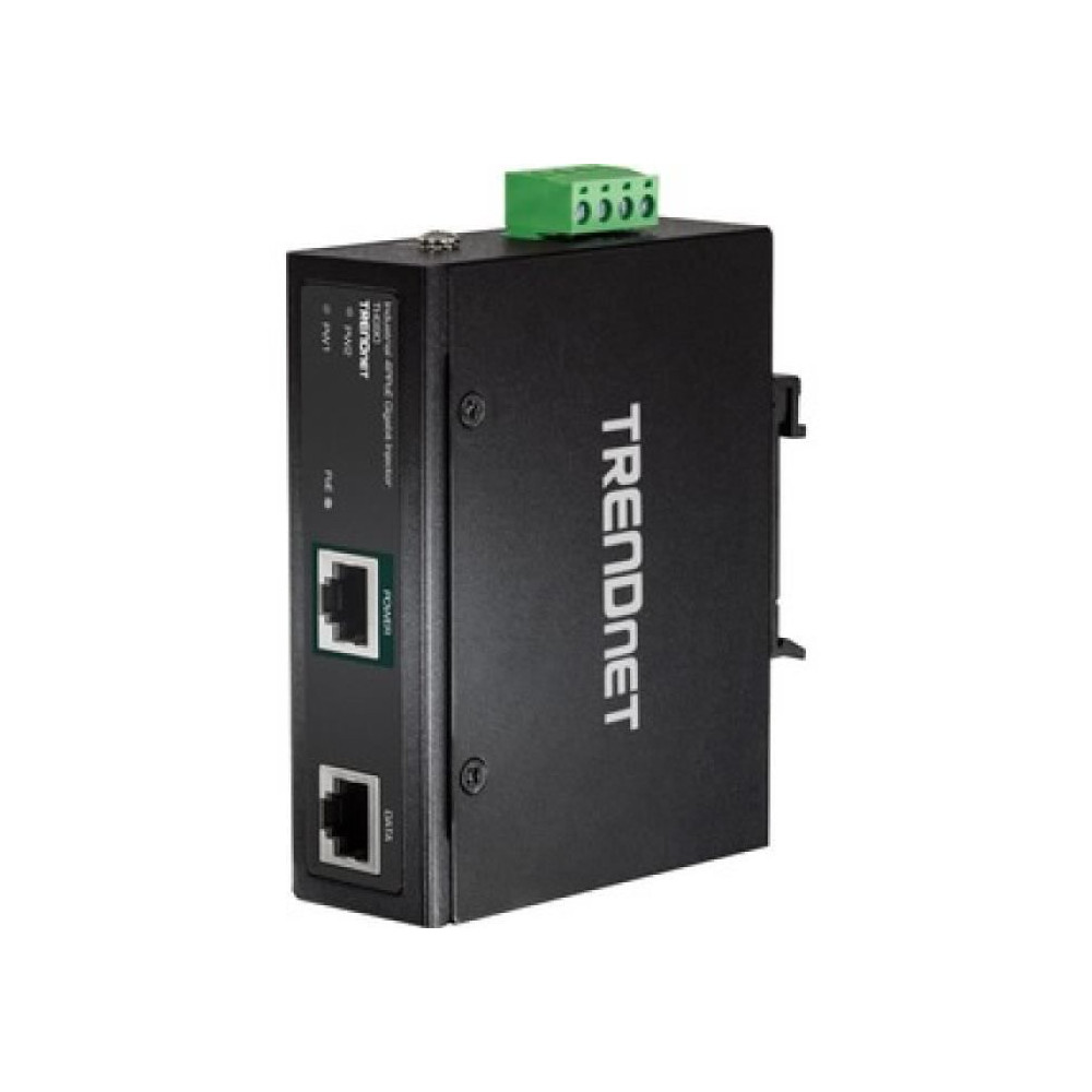 Injecteur PoE - TRENDNET - Hardened Ind. 90W - Noir - Gigabit Ethernet - 4 Ports
