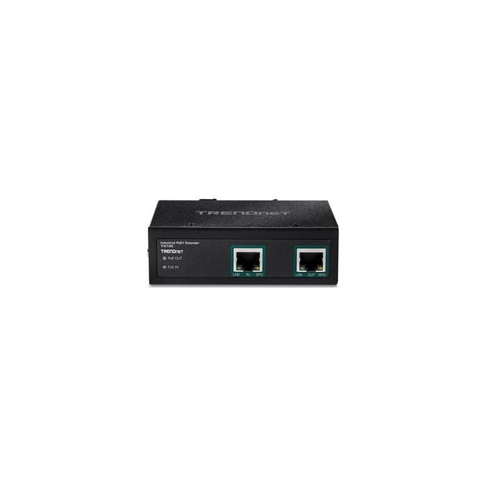 TI-E100 Gigabit PoE+ Extender - Rallonge réseau - 1GbE - 10Base-T, 100Base-TX, 1000Base-T - jusqu'à 100 m - Conformité TAA