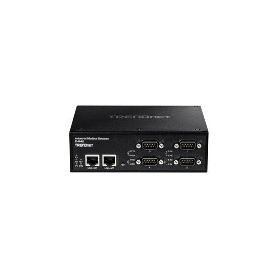 TI-M42 - Passerelle - industriel - 4 ports - 100Mb LAN, Modbus, RS-442, RS-485, RS-232 - Tension CC - montable mur/rail DIN - Co