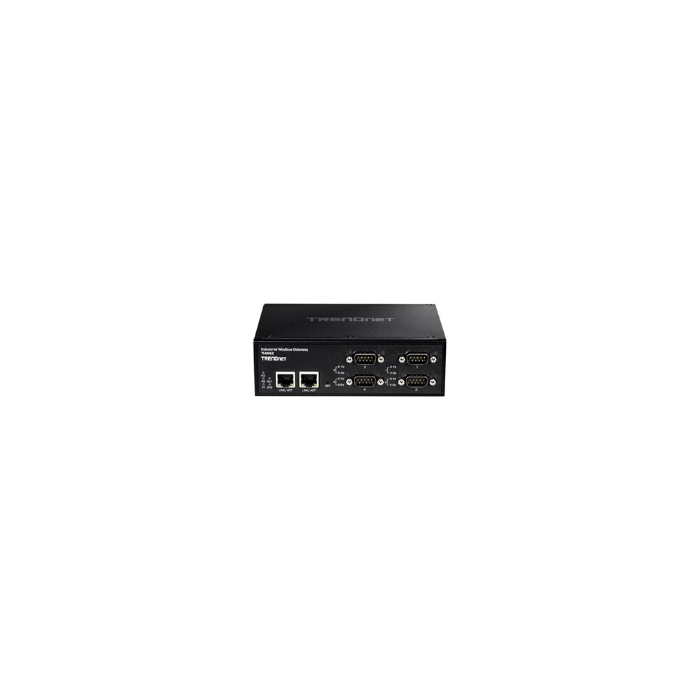 TI-M42 - Passerelle - industriel - 4 ports - 100Mb LAN, Modbus, RS-442, RS-485, RS-232 - Tension CC - montable mur/rail DIN - Co