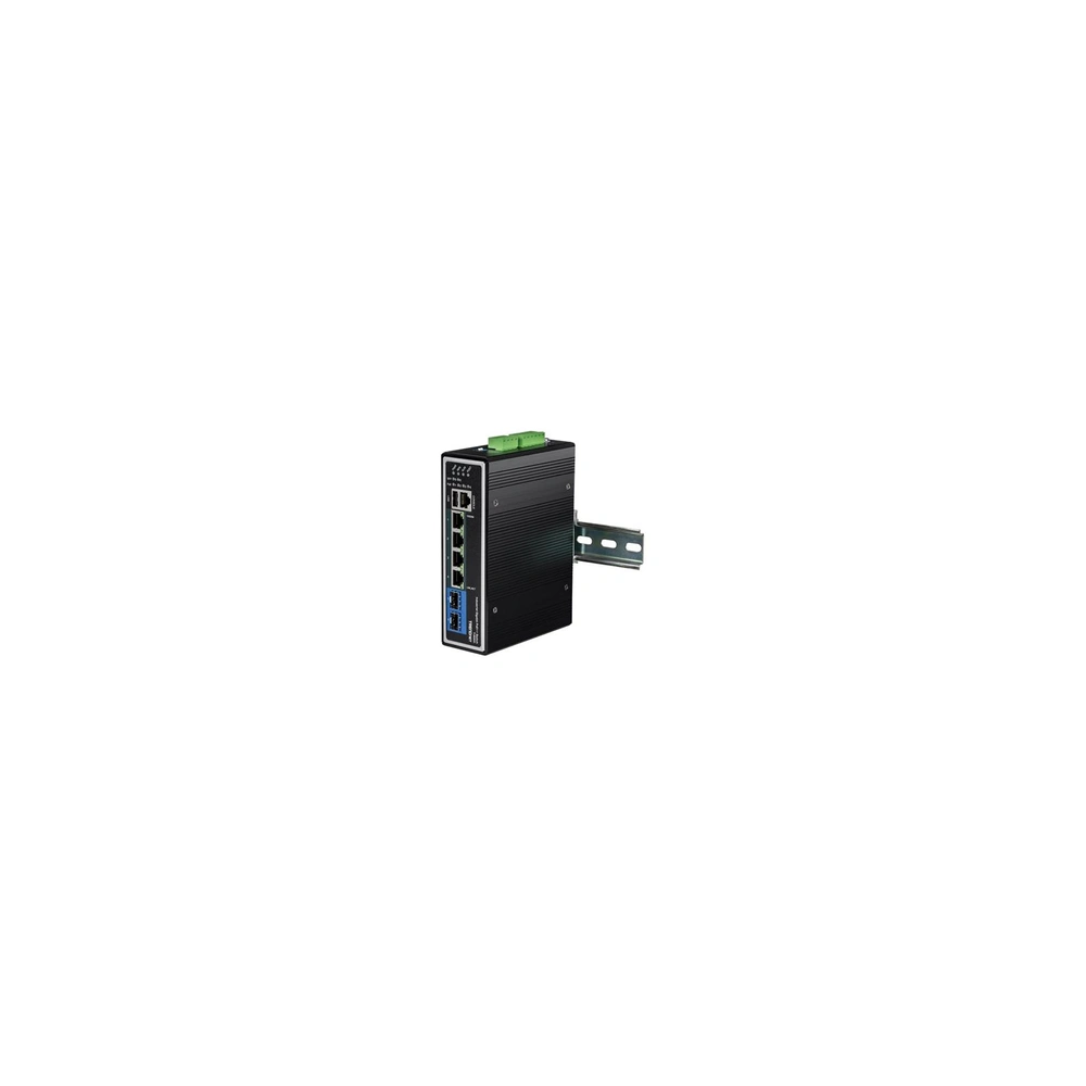 TI-BG62i - Commutateur - industriel - C2+ - Géré - 4 x 10/100/1000 (PoE++) + 2 x Gigabit SFP - Montage sur rail DIN - PoE++ (360