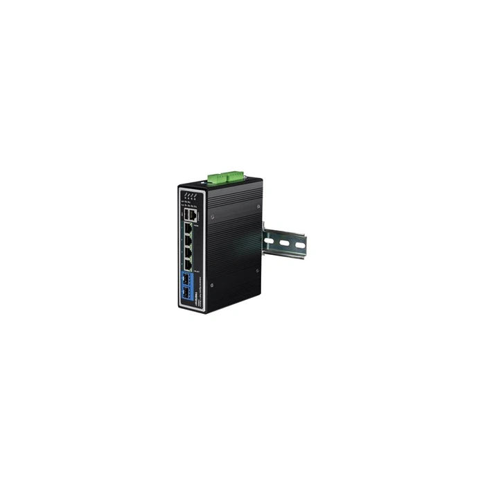 TI-BG62i - Commutateur - industriel - C2+ - Géré - 4 x 10/100/1000 (PoE++) + 2 x Gigabit SFP - Montage sur rail DIN - PoE++ (360