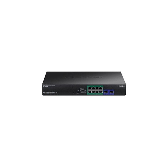 TPE-1020SB - Version v1.0R - commutateur - intelligent - 8 x Ethernet Gigabit + 2 x Gigabit SFP - Montable sur rack - PoE++ (180