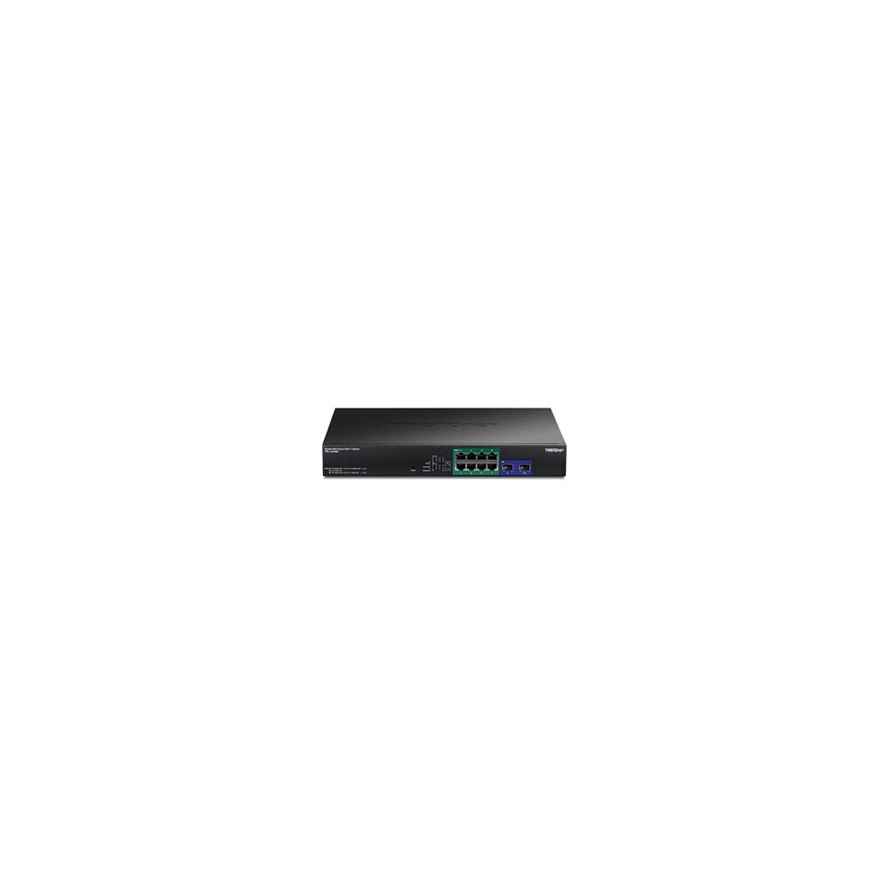 TPE-1020SB - Version v1.0R - commutateur - intelligent - 8 x Ethernet Gigabit + 2 x Gigabit SFP - Montable sur rack - PoE++ (180
