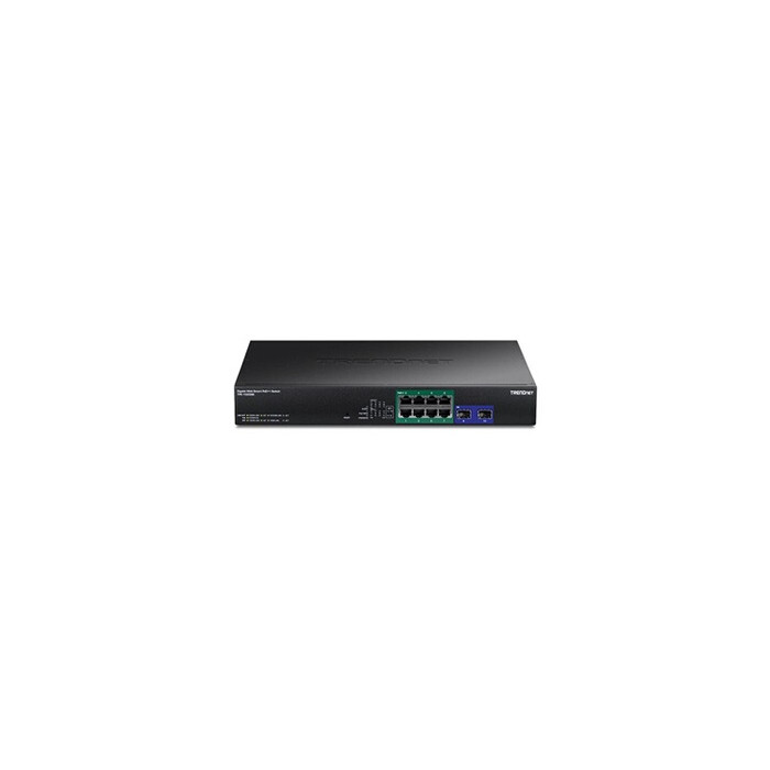 TPE-1020SB - Version v1.0R - commutateur - intelligent - 8 x Ethernet Gigabit + 2 x Gigabit SFP - Montable sur rack - PoE++ (180