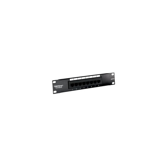 - Tableau de connexions - CAT 6 - 8 ports
