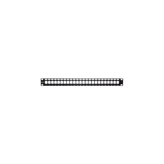 TC-KP24 - Panneau de brassage (vierge) - montable sur rack - 1U - 19" - 24 ports