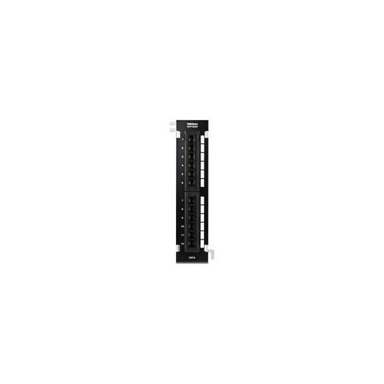TC-P12C6V - Tableau de connexions - montable sur mur - CAT 6 - UTP - RJ-45 X 12