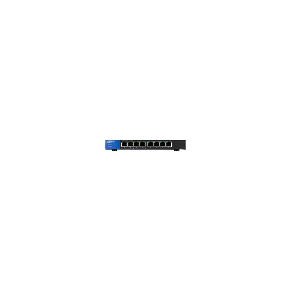 Business LGS108P - Commutateur - non géré - 4 x 10/100/1000 (PoE+) + 4 x 10/100/1000 - de bureau, fixation murale - PoE+ (50 W) 