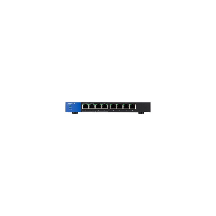Business LGS108P - Commutateur - non géré - 4 x 10/100/1000 (PoE+) + 4 x 10/100/1000 - de bureau, fixation murale - PoE+ (50 W) 