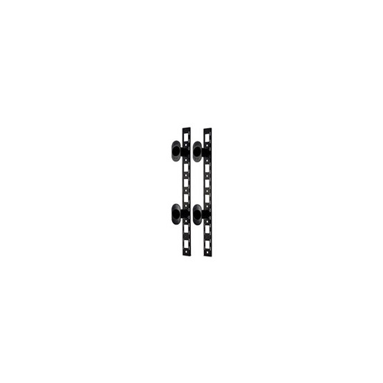- Panneau d'agencement de câbles de rack - noir - 0U - pour P/N: SMX1000CUS, SMX1500RM2UCNCUS, SMX1500RM2UCUS, SMX2KR2UX145, SMX