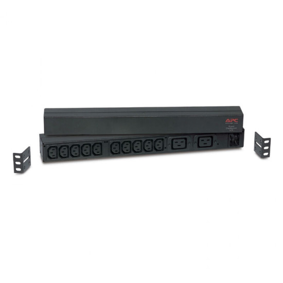 Apc Rack Pdu Basic 1 U 16a 230v Unité De Distribution D'Énergie 12 Sortie(s) Ca 0u/1u Noir