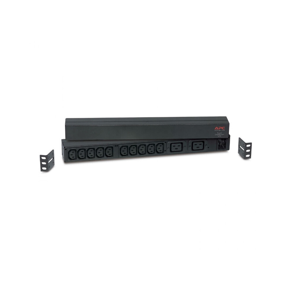 Apc Rack Pdu Basic 1 U 16a 230v Unité De Distribution D'Énergie 12 Sortie(s) Ca 0u/1u Noir