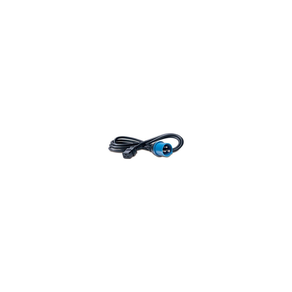 - Câble d'alimentation - IEC 60320 C19 pour IEC 60309 (M) - 2.5 m - noir - pour P/N: SMT2200I-AR, SMT2200R2I-AR, SMT3000I-AR, SM