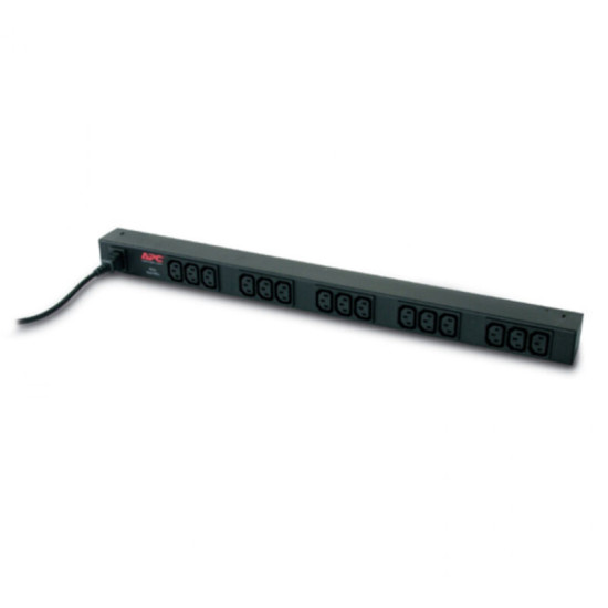Apc Rack Pdu Basic Zero U 10a 230v Unité De Distribution D'Énergie 15 Sortie(s) Ca 0u Noir