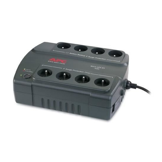 Onduleur externe APC BACK-UPS ES (BE400-CP) - 400 VA - 240W - Montage mural possible