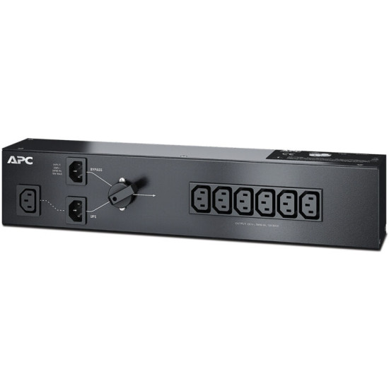 Apc Service Bypass Pdu - Commutable - Noir - 2 Sortie(s) Ca - 6x Iec 320 C13 1x Iec Jumpers - 1,98 M - Reach - Ce (sbp1500rmi)