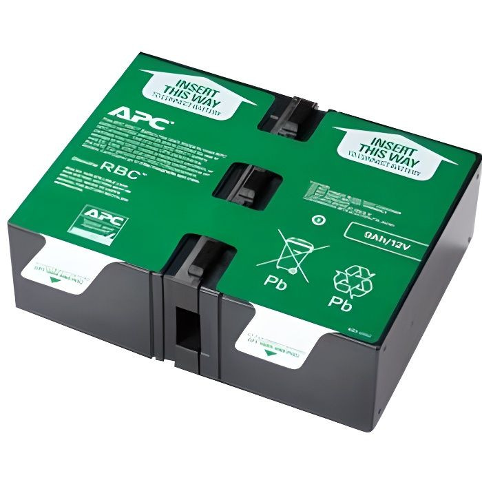 APC Replacement Battery Cartridge #124 - Acide de plomb - Pour onduleur