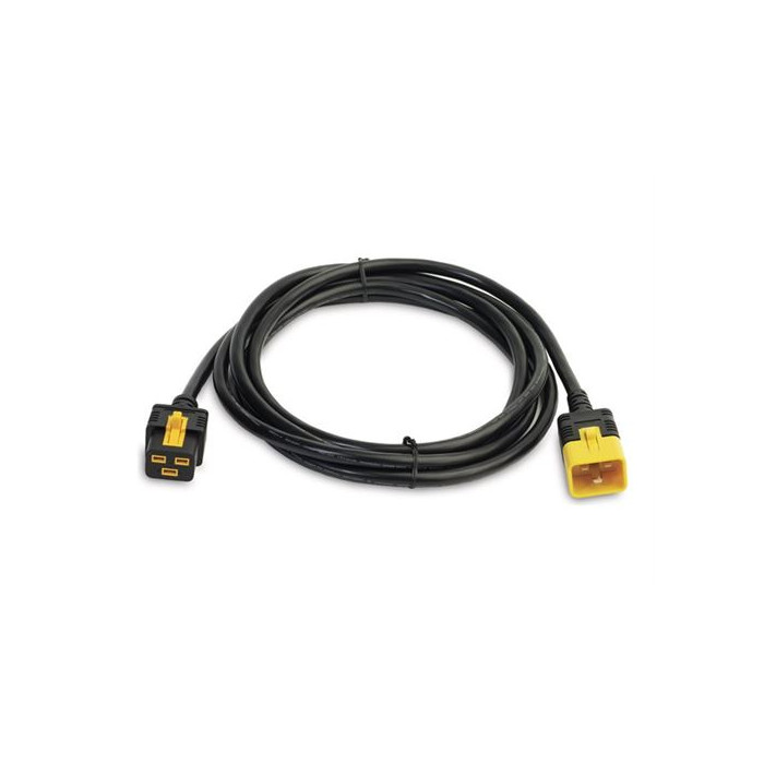 APC - Câble d'alimentation - IEC 60320 C19 pour IEC 60320 C20 - 3.1 m - verrouillé - noir - pour P/N: SMT2200I-AR, SMT2200R2I-AR