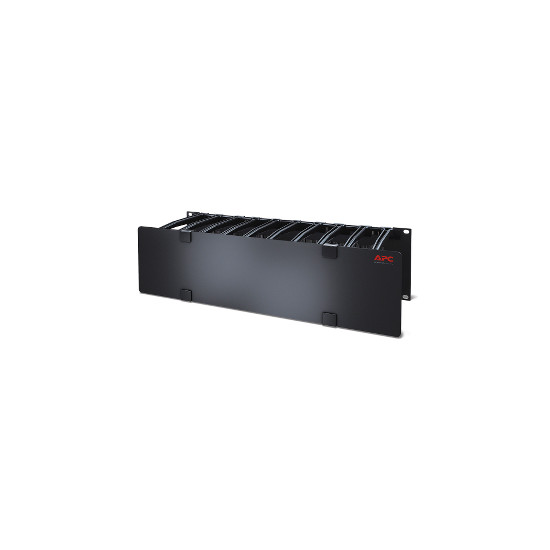APC NetShelter - Passe-câbles horizontal - 3U - Profondeur 15 cm - 1 côté avec capot - Neuf