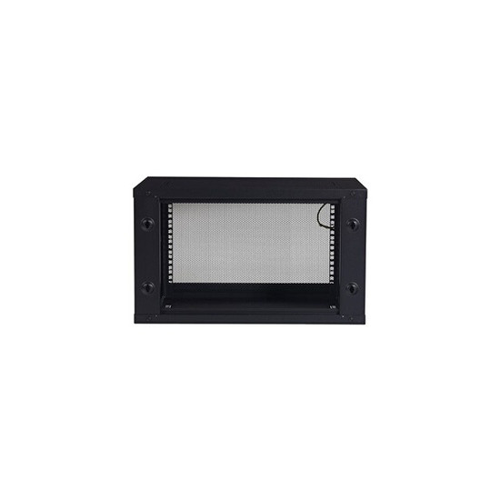 NetShelter WX AR106 - Armoire - montable sur mur - noir - 6U - 19"