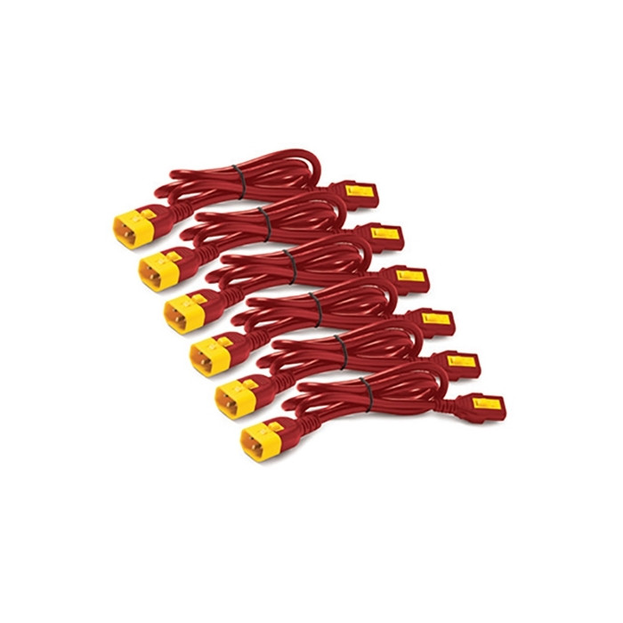 APC AP8704S-WWX340 câble électrique Rouge 1,22 m Coupleur C13 Coupleur C14 - Neuf
