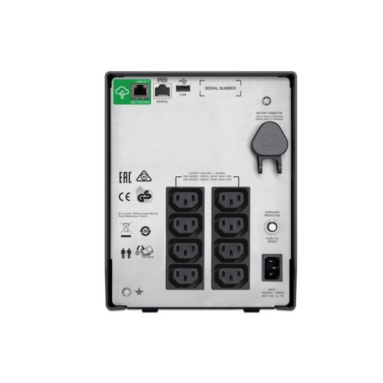 Alimentation dénergie non interruptible - APC - SMC1000IC - 1000 VA - 600 W - 10 sorties CA