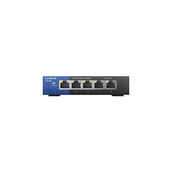 Business LGS105 - Commutateur - non géré - 5 x 10/100/1000 - de bureau - AC 100/230 V