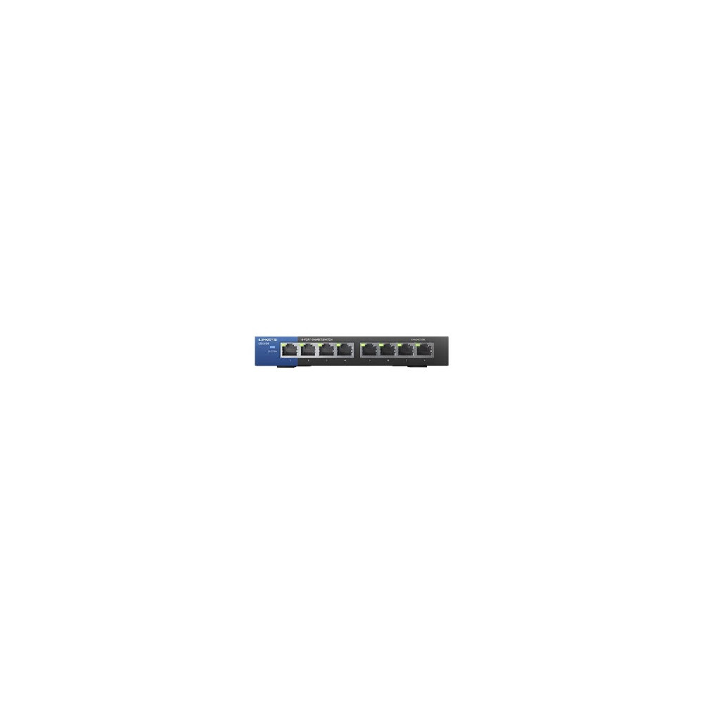 Business LGS108 - Commutateur - non géré - 8 x 10/100/1000 - de bureau - AC 100/230 V