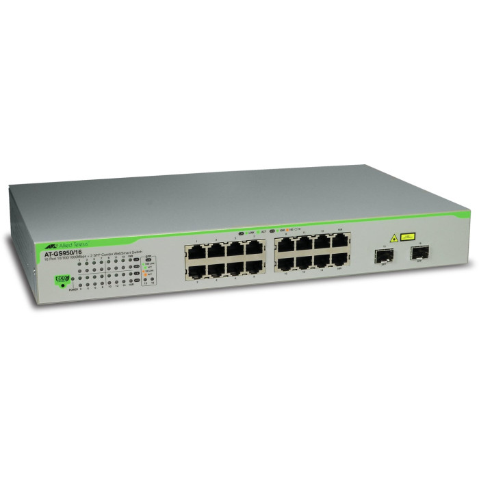 Allied Telesis AT-GS950/16-50 Géré L2 Gigabit Ethernet (10/100/1000) 1U Blanc - Neuf