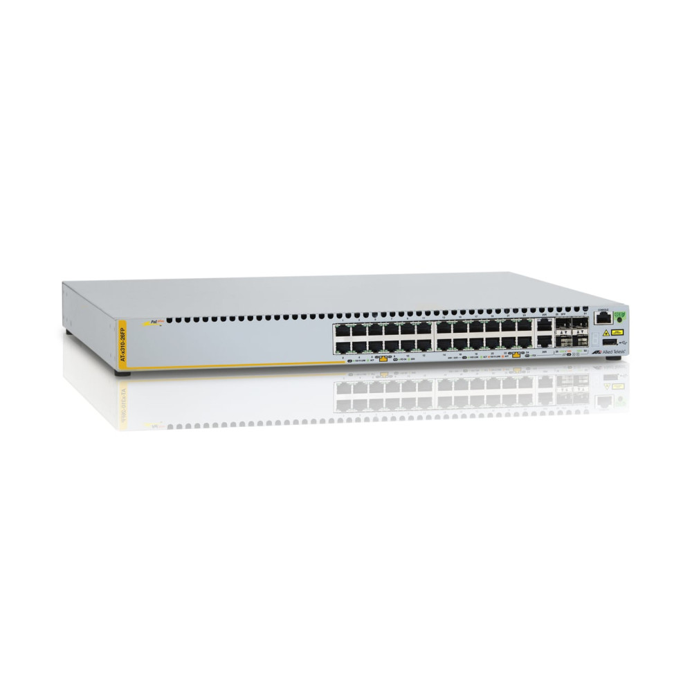 Allied Telesis AT-x310-26FP-50 Gigabit Ethernet (10/100/1000) Connexion Ethernet, supportant l'alimentation via ce port (PoE) 1U