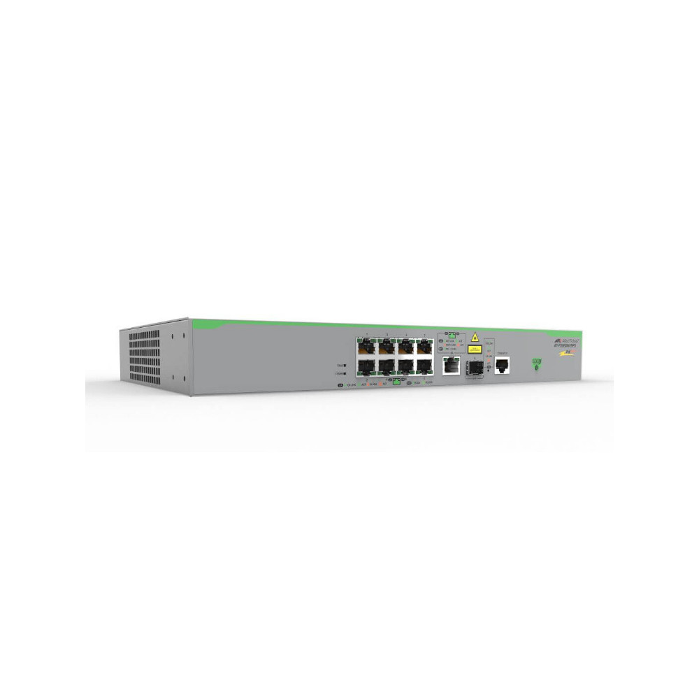 Allied Telesis AT-FS980M/9PS-50 Géré Fast Ethernet (10/100) Connexion Ethernet, supportant l'alimentation via ce port (PoE) Gris