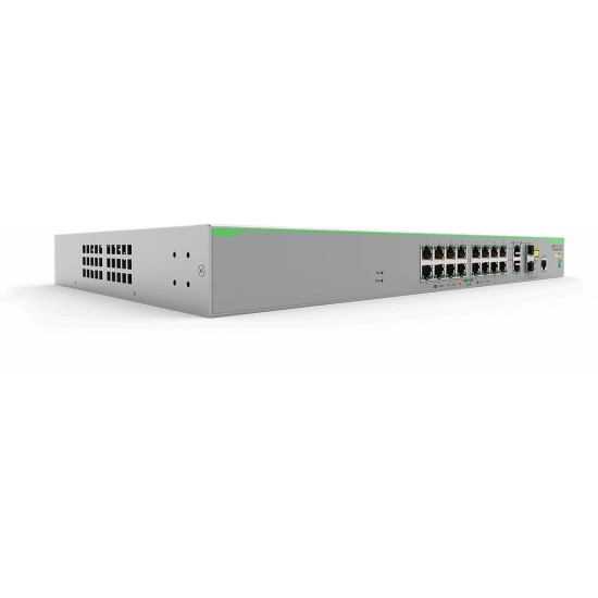 Allied Telesis AT-FS980M/18PS-50 Géré Fast Ethernet (10/100) Connexion Ethernet, supportant l'alimentation via ce port (PoE) Gri