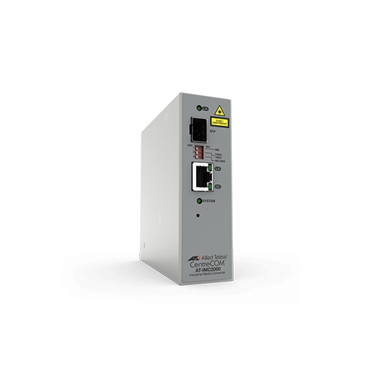 Allied Telesis AT-IMC2000T/SP-980 convertisseur de support réseau 1000 Mbit/s 850 nm Gris - Neuf