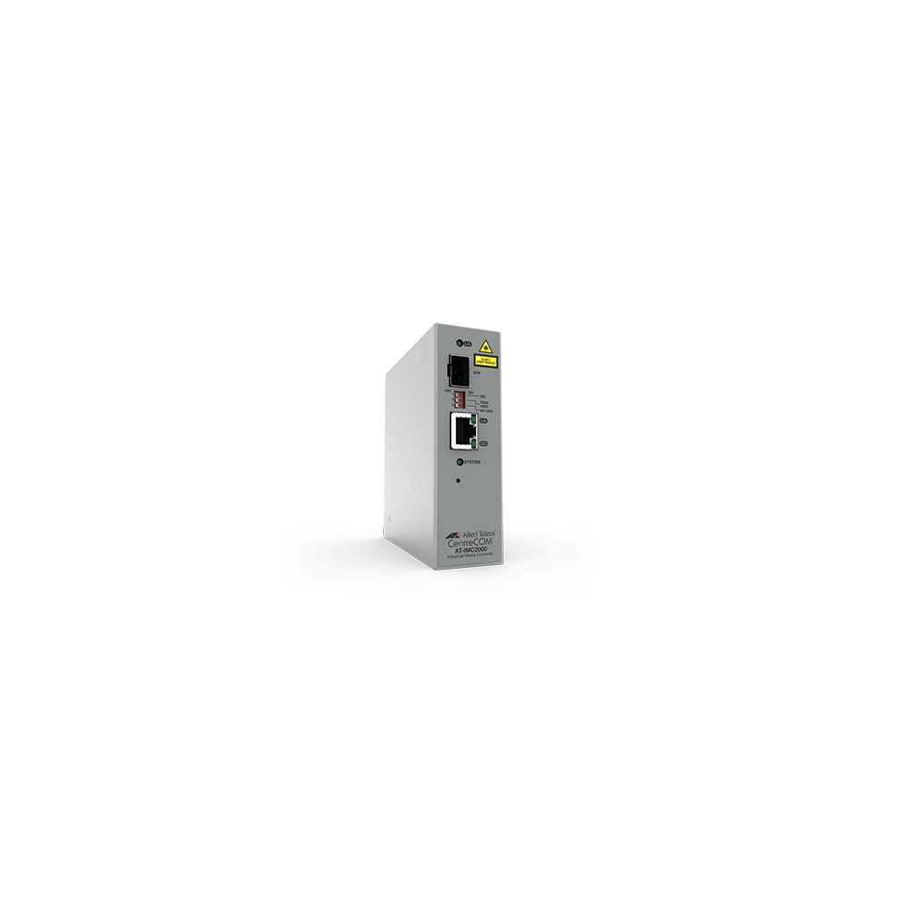 Allied Telesis AT-IMC2000T/SP-980 convertisseur de support réseau 1000 Mbit/s 850 nm Gris - Neuf