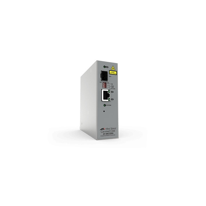 Allied Telesis AT-IMC2000T/SP-980 convertisseur de support réseau 1000 Mbit/s 850 nm Gris - Neuf