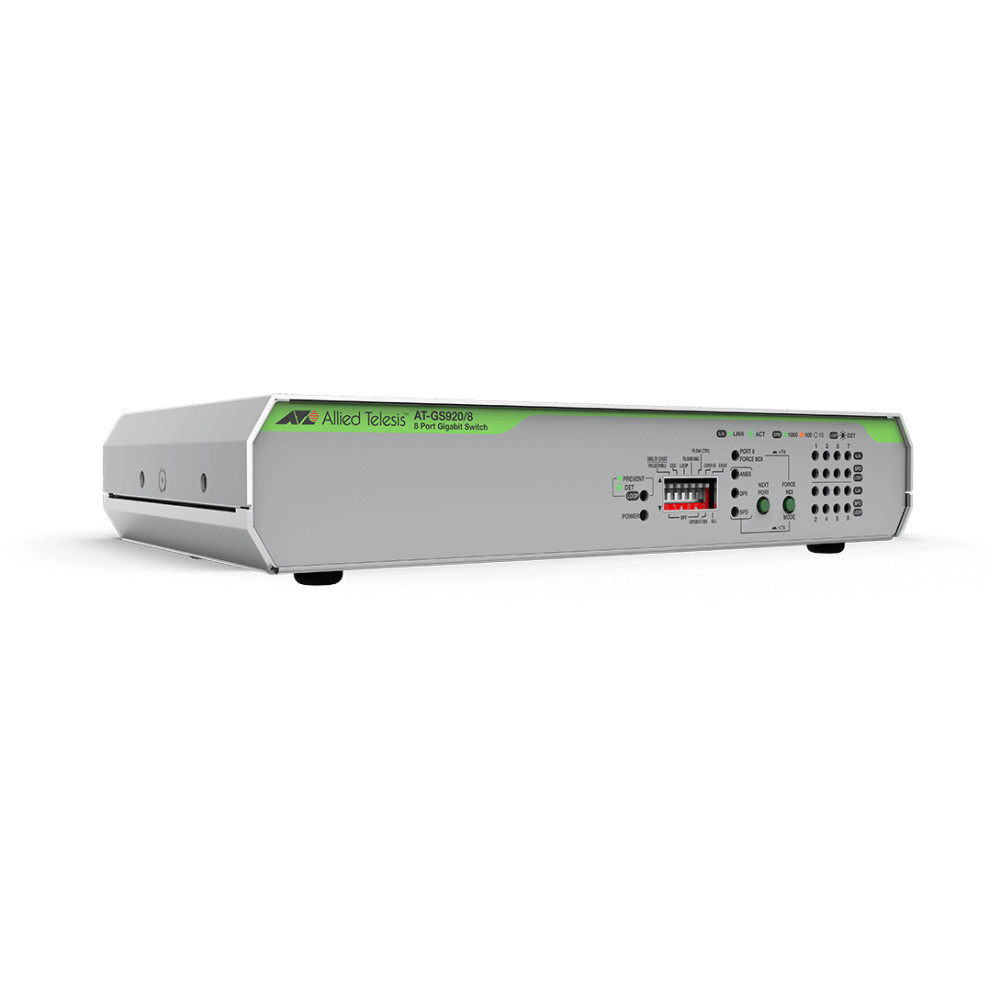 Allied Telesis AT-GS920/8-50 Géré Gigabit Ethernet (10/100/1000) 1U Gris - Neuf